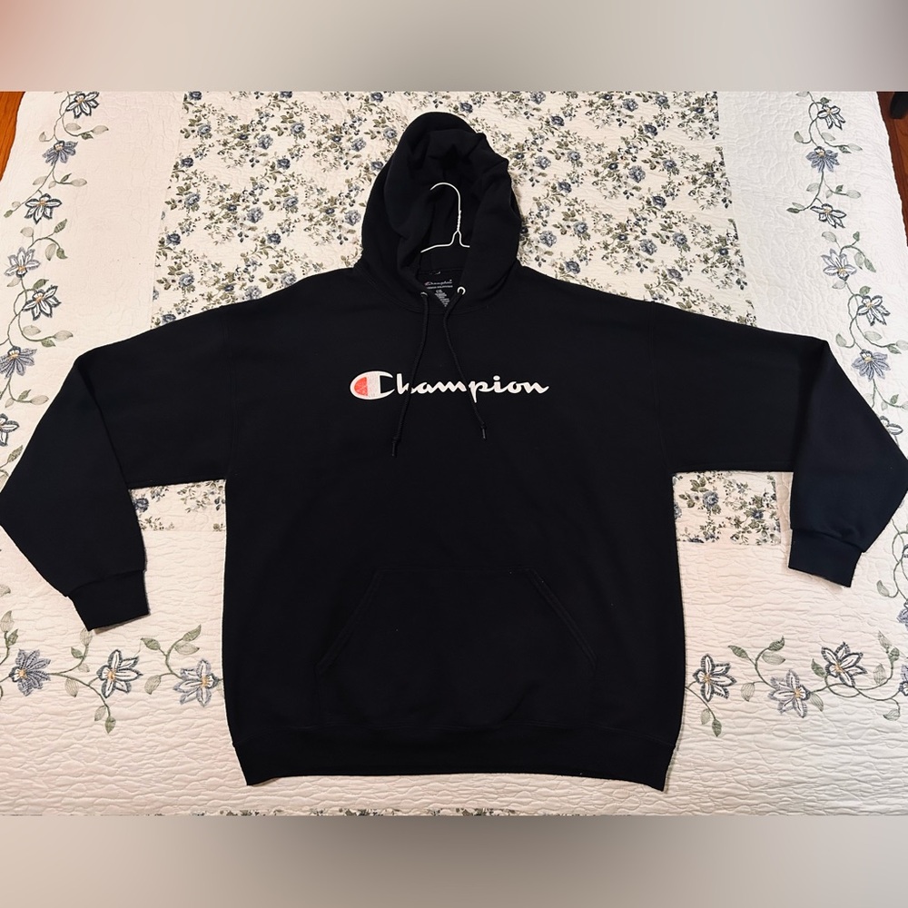 Champion Black Pullover Hoodie